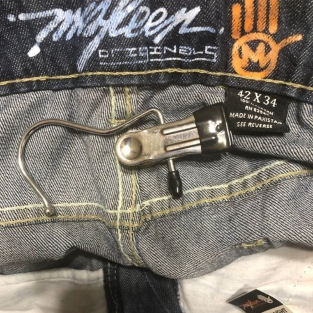 SOLD! NWOT MISKEEN Men’s Urban Slim Straight Dark Jeans - Picture 2 of 5